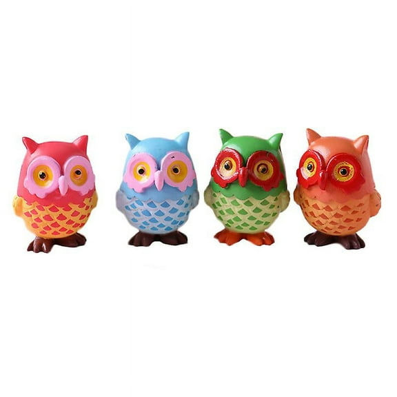4pcs Owl Fridge Magnet