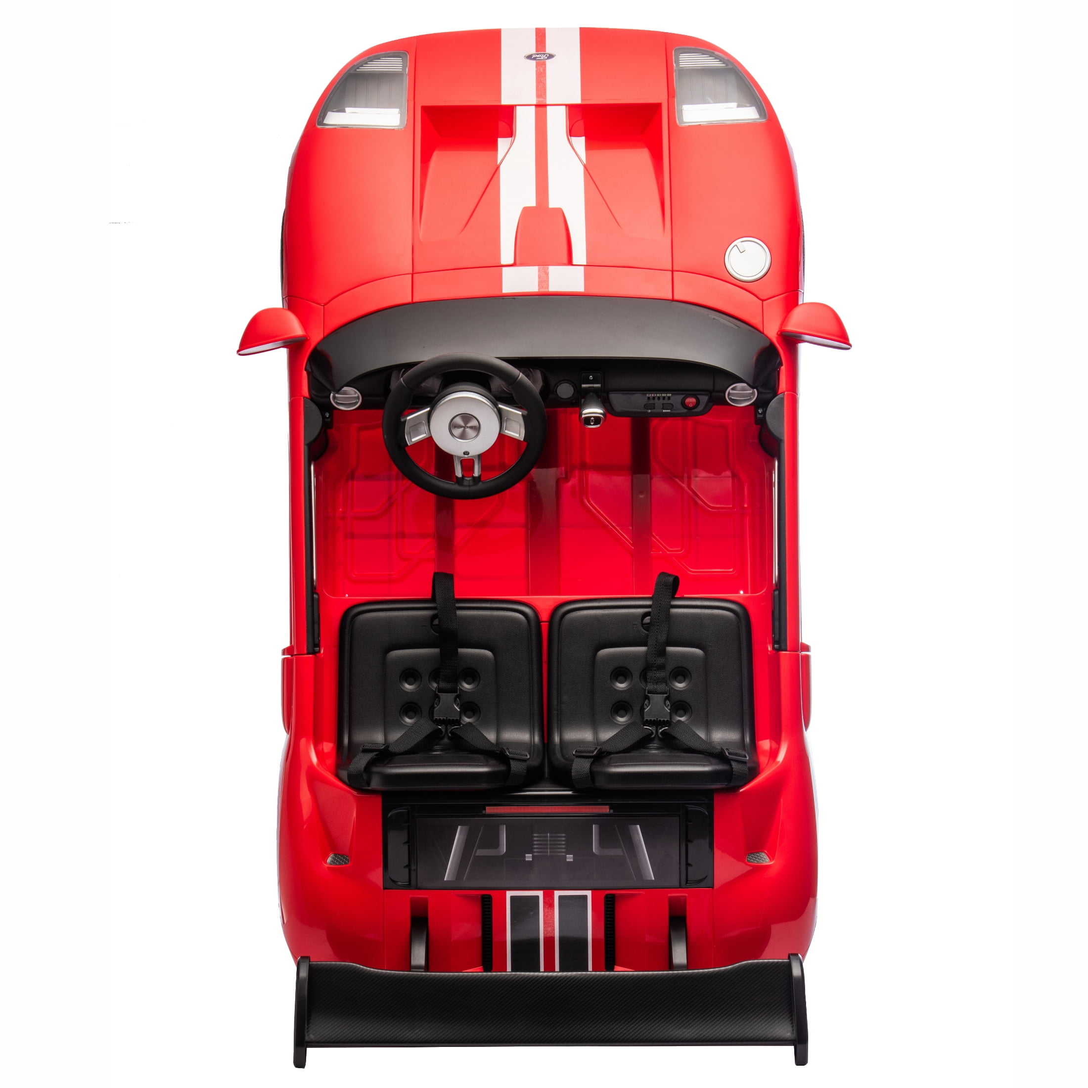 Ford GT Convertible, 12V Battery Powered Ride on, with Remote Control, Ages 3+, Red