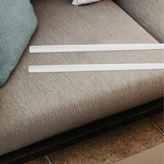 OUNONA White Foam Anti-Collision Strips for Furniture Protection and Building Sealing 20mm High-Density