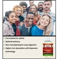 thumbnail image 6 of Nikoni Liposomal Iron Supplement Promotes Energy Women's & Men's Health Gluten-Free 60 Vegan Capsules, 6 of 9