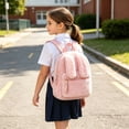 thumbnail image 5 of WAYUTE Backpack for Kids Cute Backpacks with Rabbit Ears Design Large Capacity Solid Color Lightweight and Everyday Use Bookbag Casual Outdoor Travel, 5 of 7