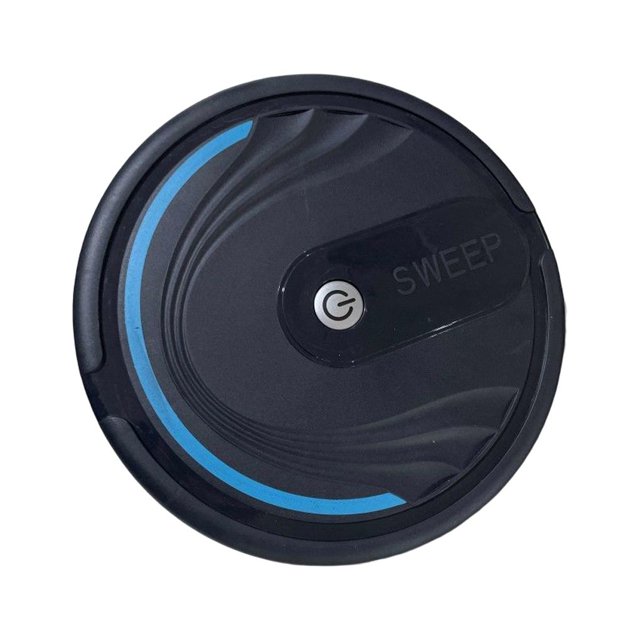 Billuyoard Mini Robot aspirador de barrido automático, Robots de limpieza de suelo recargables, herramienta de limpieza al vacío efectiva, Robot Electrodomésticos Negro/Tipo de batería