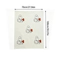 thumbnail image 6 of Fievgin Halloween Throw Blanket, Cute Ghost Dog Soft Cozy Flannel Blanket for Party Sofa Bed Living Room, 28x39in, 6 of 8
