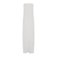 thumbnail image 3 of Efsteb Womens Dresses Crew Neck Long Tank Dress Fashion Casual Sundresses Solid Color Comfy Sleeveless Summer Dresses (White,XXL), 3 of 3