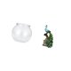 thumbnail image 5 of Acuario de escritorio,Pecera pequeña transparente,pecera,jarrón,mesa,Figura de escritorio,Estante de estatua de pavo real para escritorio,decoración del hogar,Figura decorativa creativa para, 5 of 8