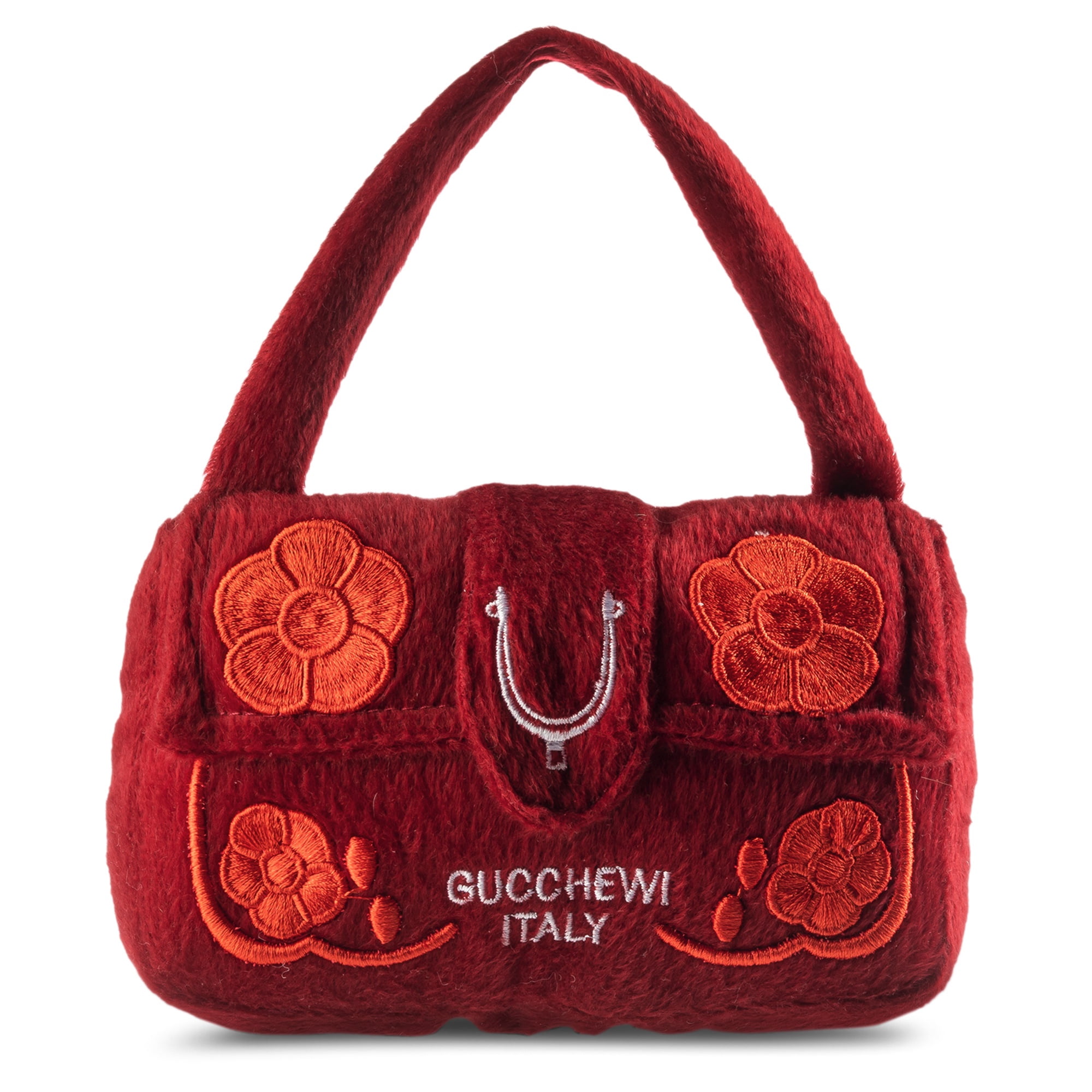 Dog Diggin Designs Runway Pup Collection | Unique Squeaky Parody Plush Dog Toys - Haute Couture Purses & Handbags