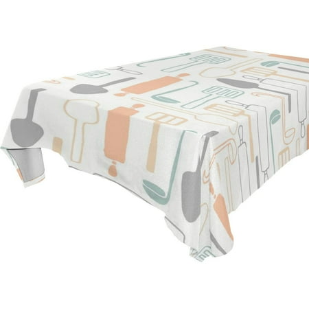 

POPCreation Spoon Tile Tablecloth 52x70 inches