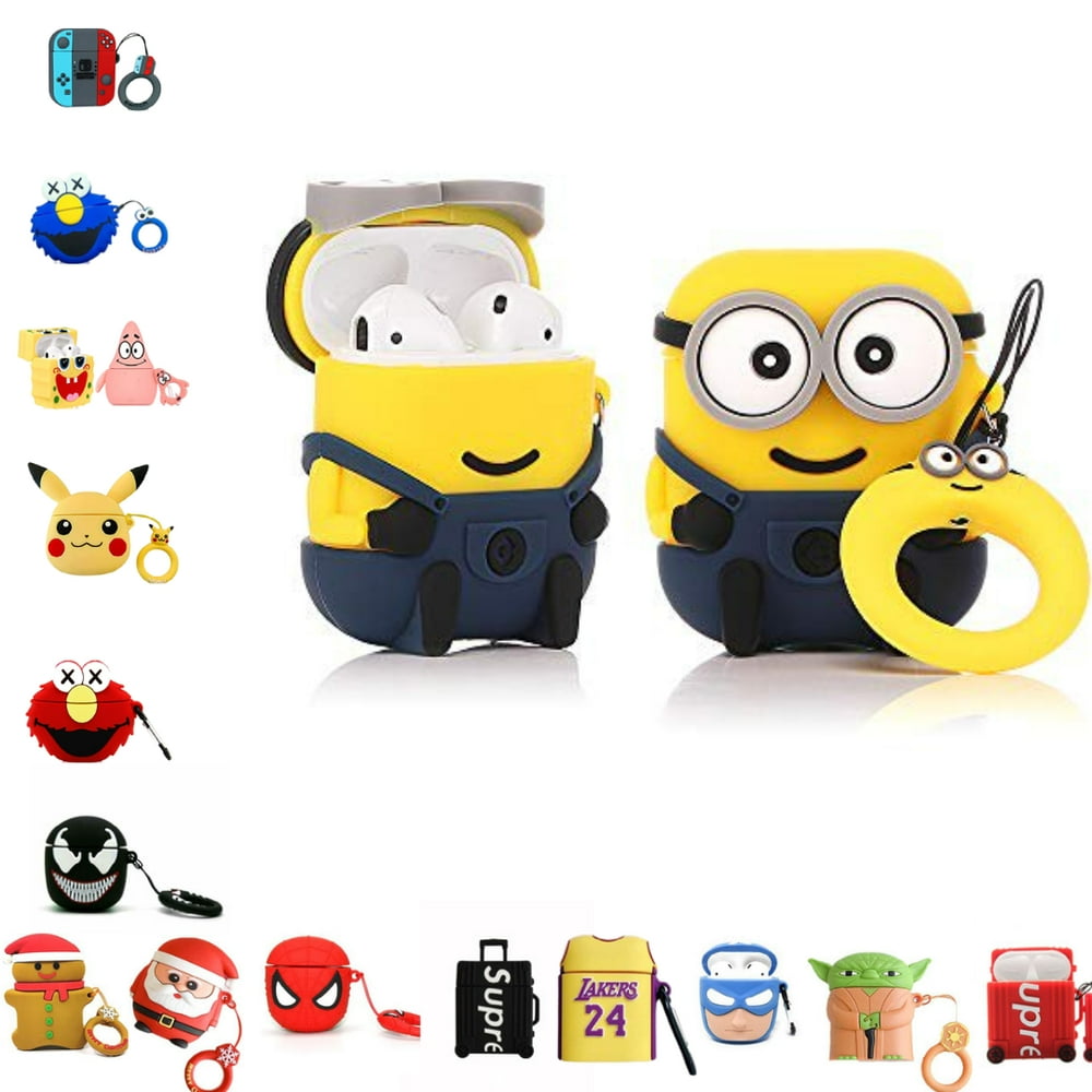 AirPods Case Minions Protective Shockproof Case Cover Skins with