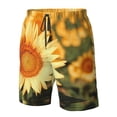 thumbnail image 4 of Fotbe Golden Sunflower In Field Trajes de Baño Estampados para Hombre, Shorts de Verano de Secado Rápido, Ropa de Playa, Bañadores-XX-Large, 4 of 6