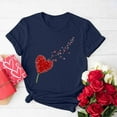 thumbnail image 1 of Fankiway T-Shirt à Manches Courtes Imprimé Col Rond Mode pour Femmes Ensemble de Vêtements Décontractés pour Femmes 2 Pcs, 1 of 4