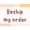 1pcs, variant on Replacement Order Support Sticker