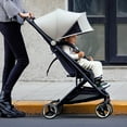thumbnail image 2 of Ataucjin Lightweight Stroller Compact One-Hand Fold Travel Stroller Compact Stroller With Canopy Storage Basket Multi-Position Recline Seat Infant And Toddler Stroller For Airplane Friendly, 2 of 9
