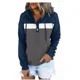 thumbnail image 1 of Sudadera Con Capucha Y Paneles De Botones Para Mujer, 1 of 2
