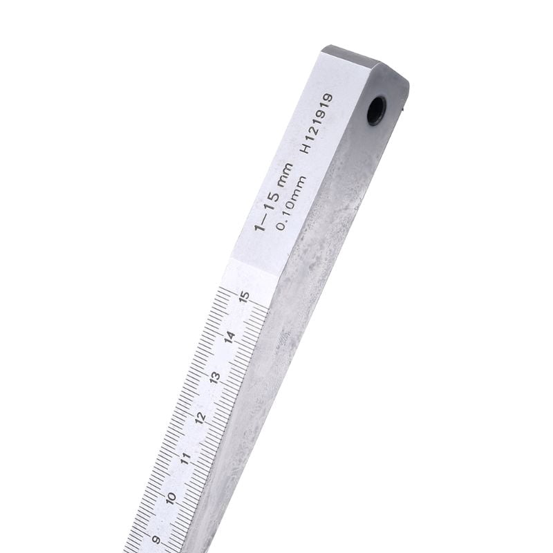 Useful Welding Wedge Feeler Gauge 1-15mm 0.5-10mm 0.4-6mm Taper Gauge Gage Tool
