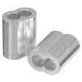 thumbnail image 3 of 5/32 Pulgadas (4 Mm) Diametro Junturas de Clip de Manguitos de Aluminio de Cuerda de Alambre Engarces de Cable 200pzs, 3 of 6
