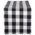 thumbnail image 1 of Camino de Mesa DII Cuadro Vichy Negro y Blanco 36x274 cm, 1 of 9