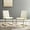 Gold Ivory, variant on Pitch Dining Armchair Performance Velvet Set of 2 Gold Ivory