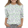 thumbnail image 2 of YUNAFFT T-Shirt Décontracté à Manches Courtes Imprimé Créatif pour Filles et Garçons 3-12 Ans Tissu Extensible en Coton Col Rond Léger, 2 of 6