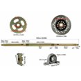 thumbnail image 2 of TOOL1SHOoo 29" 32" ATV Quad Go Kart Complete Rear Live Axle Kit Sprocket Brake Wheel Hub, 2 of 22