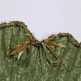 thumbnail image 5 of KHONTS,2 Piece Corset Tops for Women Plus Size Waist Cincher Overbust Bustiers Renaissance Steampunk Halloween Costumes with Thong Green XL, 5 of 5