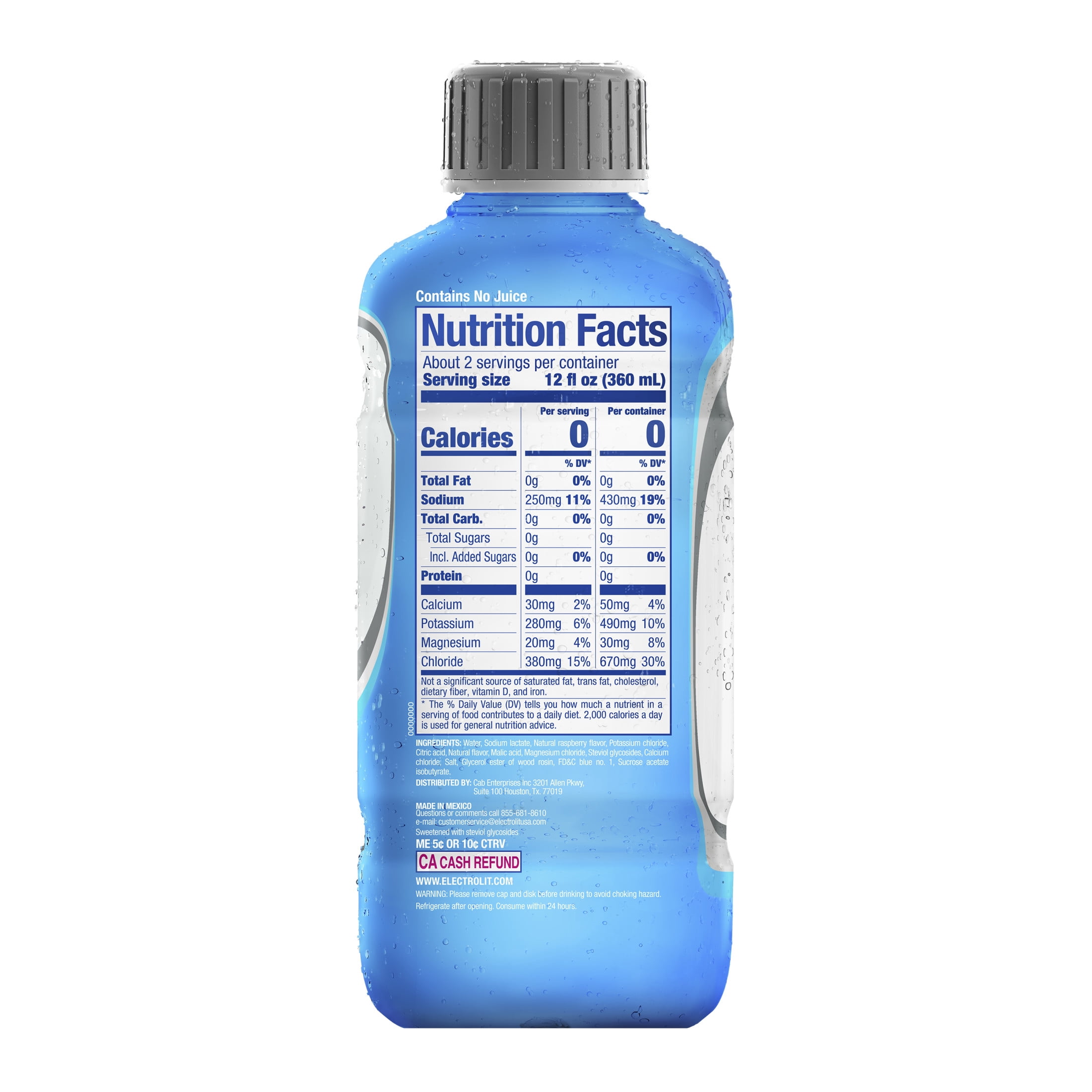 Electrolit Zero Blue Raspberry 21 FL OZ