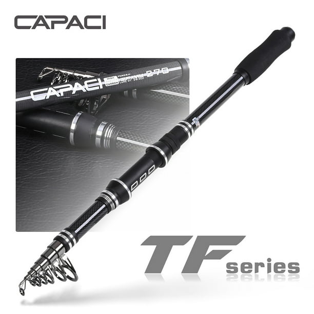 Caña de pescar telescópica portátil de fibra de carbonoaparejos de pesca (2,7 m) Ndcxsfigh Nuevos Originales