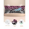 thumbnail image 2 of Pink Gray Ombre Leopard Satin Pillowcase for Hair and Skin with Zipper, Soft Breathable Cooling Silk Pillow Cases, Modern Abstract Art Aesthetics Body Pillow Covers Bed Pillows 20"x54", 2 of 6
