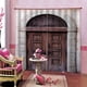 thumbnail image 4 of Cortina de ventana Moda 3D Impresión impermeable Drapedes de construcción Lavable Tela Cortinas Decoración para baño Dormitorio S 2PCS Methold HA010883-01, 4 of 7