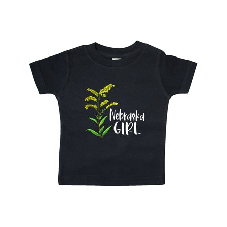 

Inktastic Nebraska Girl Goldenrod Flower Gift Baby Girl T-Shirt