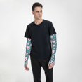 thumbnail image 3 of Xecao's Funny Pig Faces print Arm Sleeves offer cooling UV protection and sports compression for both men and women., 3 of 5