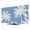 Blue, White, Ivory, variant on Peach Pink Palm Tree TV Cover for 24 Inch Screen,Stretch Fabric Dustproof TV Display Protector,Summer Botancial Tropical Farmhouse Elastic Slipcover Monitor Cover for Indoor Computer 20.9"x11.8"