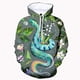 thumbnail image 3 of Sudadera con capucha con estampado 3D colorido de serpiente y animales para hombres y mujeres, sudaderas con capucha de moda urbana con personalidad, sudadera de manga larga, sudadera de gran tamaño, 3 of 5