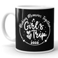 thumbnail image 2 of Girls Trip 2025 Cute Girls Weekend 2025 Summer Vacation Gift Ceramic Mug 11oz (White;11oz), 2 of 5
