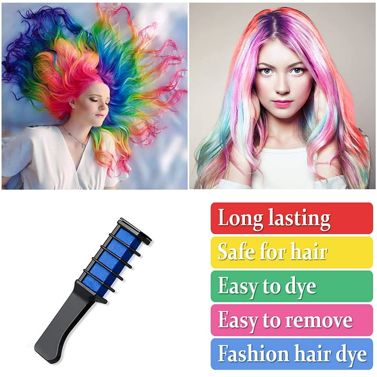10 Color Hair Chalk for Girls Temporary Hair Color Dye for Kids,Washable Hair  Chalk Comb,Gifts for Girls Age 8-12,Best Creative Gifts 
