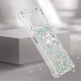 thumbnail image 3 of Glitter Case for Xiaomi Poco X4 Pro 5G, Bling Sparkle Floating Liquid Soft TPU Cushion Fashion Girly Women Girls Clear with Ring Holder Phone Cover for Xiaomi Poco X4 Pro 5G  Silver, 3 of 12