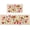 Beige, variant on Kitchen Rugs and Mats Non Skid Washable Set of 2,Boho Floral Modern Farmhouse Bohemian Kitchen Runner Rugs with Rubber Backing for Kitchen Decor and Accessories (Beige 17"x47"+17"x30")