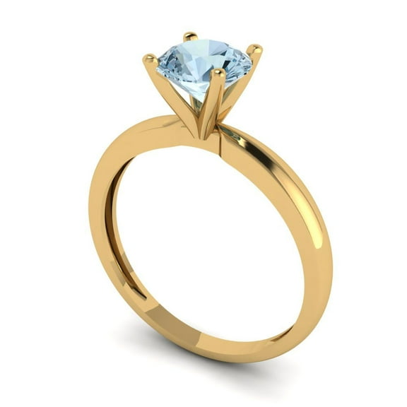 2.5ct Radiant Cut Blue Natural Sky Blue Topaz 18k Pink Rose Gold Engraving Statement Bridal Wedding Solitaire Designer Ring Size 3.5
