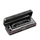 thumbnail image 1 of 26-27 10 Hole 20 Harmonica Blues Deluxe Harmonica Beginner C Harmonica - Black, 1 of 3