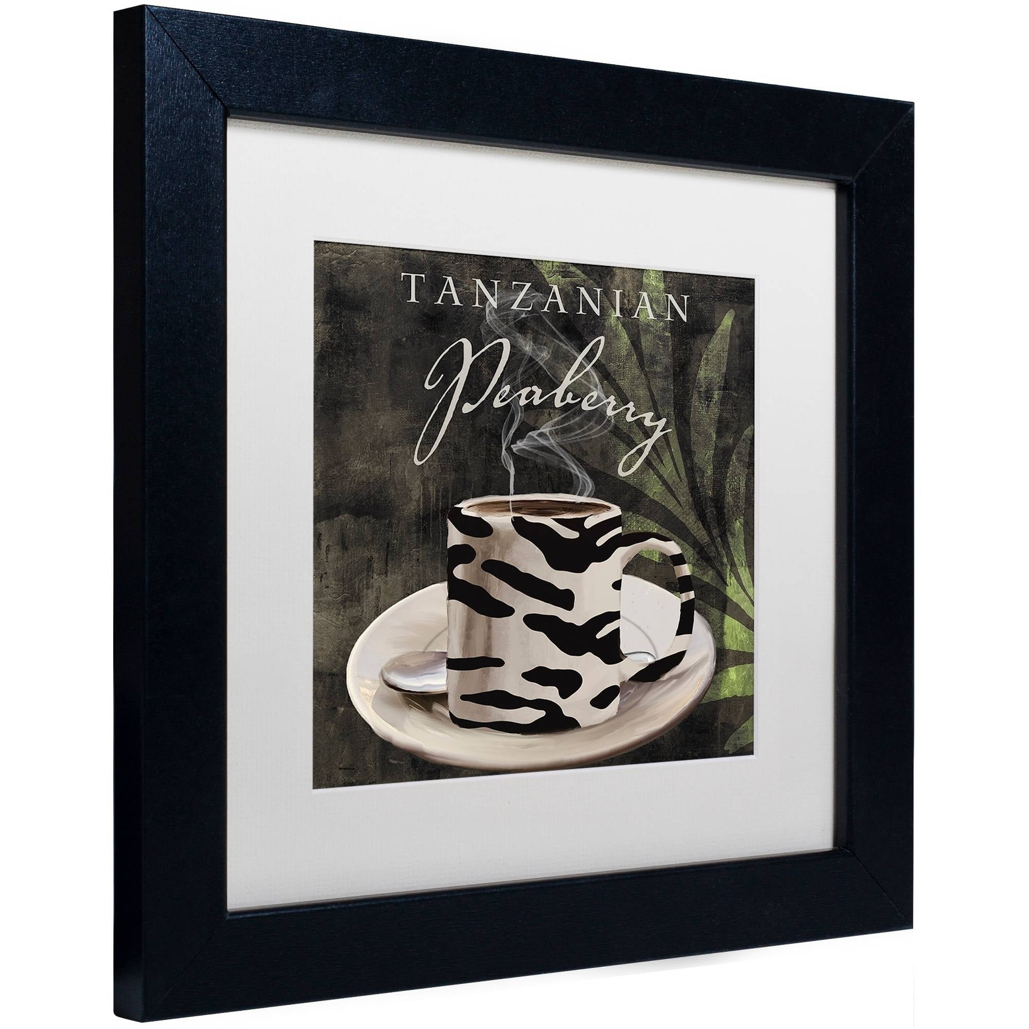 Trademark Fine Art "Afrikan Coffee II" Canvas Art by Color Bakery White Matte, Black Frame