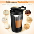 thumbnail image 3 of Botella mezcladora eléctrica recargable, taza mezcladora para café, taza mezcladora automática para batidos de proteínas, leche de soja y café, 3 of 7