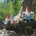 thumbnail image 7 of ICERUN Garden Gnomes,Resin Little Dwarf Holding Beer Sculpture Yard Decorations Outdoor,Color Retention Funny Garden Gnomes,Style1, 7 of 7