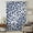 Blue, Navy, White, variant on Navy Blue Leopard Sheer Curtains 54 Inches Long, Vintage Animals Texture Country Light Filering Curtains, Breathable Simi Curtain Privacy Drapes for Kitchen Bathroom Nursery Small Window Treatment