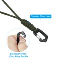 thumbnail image 4 of Uxcell Badge Lanyard 8.6 Inch, Necklace Keychain Cord Metal Clasp Hook Ring Strap for Keys, Olive, 4 of 5