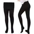 thumbnail image 1 of Medias de invierno para mujer, translúcidas y cálidas, de forro polar, con piernas impecables, ajustadas y forradas de polar, térmicas y de felpa, 200 g, 1 of 5