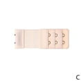 thumbnail image 1 of Elastic Bra Extender with 2 Hooks Clip-On Strap, Soft, Steel Material, White or Black-white-, 1 of 9
