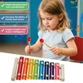 thumbnail image 6 of 6 in 1 Montessori Baby Toys, Xylophone Musical, Infant Teethers Toys, Wooden Sorting Stacking Learning Toys Birthday Gift for Toddlers 1 2 3, 6 of 8