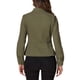 thumbnail image 3 of Chaquetas de mezclilla para mujer INSPIRE CHIC con cuello alzado, mangas largas, chaquetas de jean cortas, verde M, 3 of 6