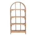thumbnail image 2 of bali & pari Natania Natural Rattan 4-Tier Display Shelf, 2 of 9