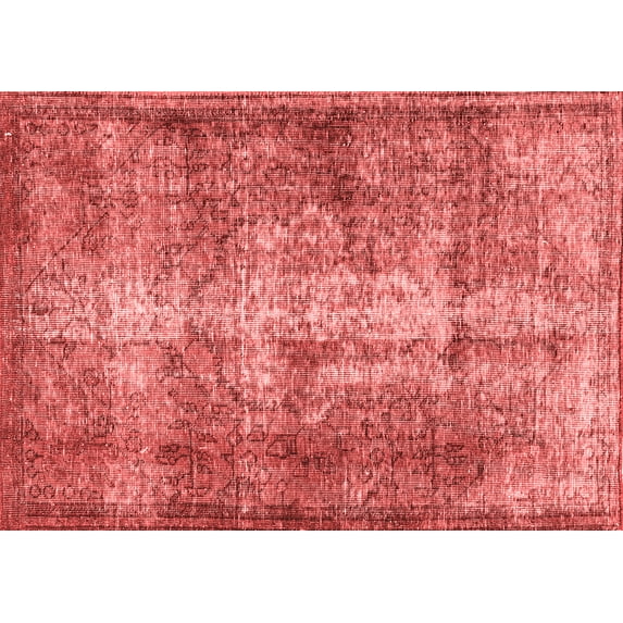 Ahgly Company Indoor Rectangle Persian Red Traditional Area Rugs, 5' x 7'