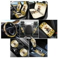 thumbnail image 2 of Renewold Highland Cow Sunflower Butterfly Car Seat Cover Split Covers for Women,Car Steering Wheel Cover Seatbelt Strap Shoulder Cover Coasters Armrest Pad Handbrake Cover Gear Shift Cover, 2 of 7